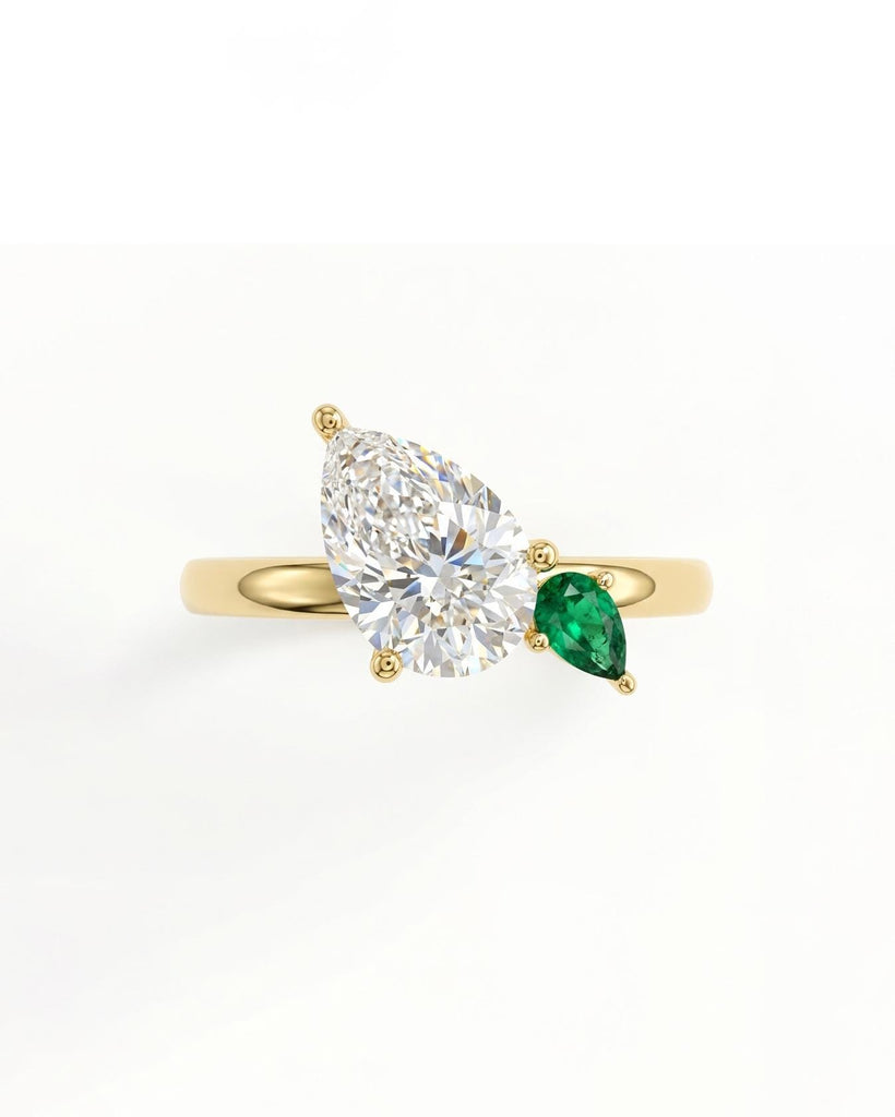 Lab Created Diamond Ring, Nature Ring