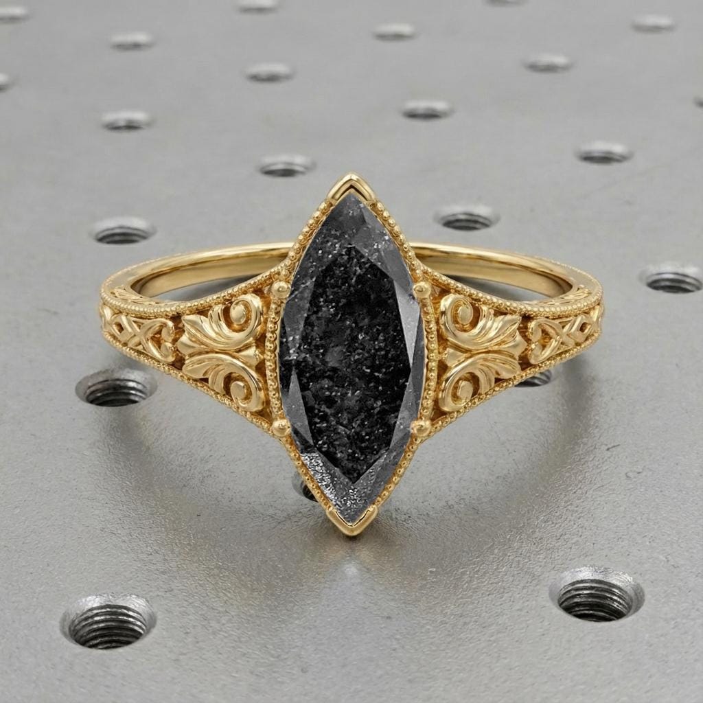 Vintage Style Engagement Ring