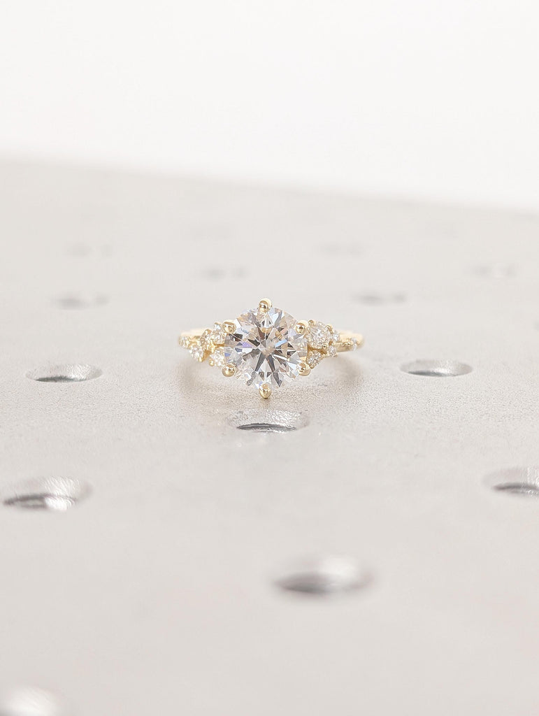 Round Moissanite Ring
