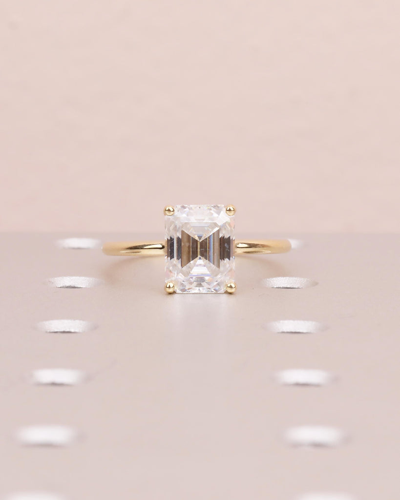 Emerald Cut Engagement Ring