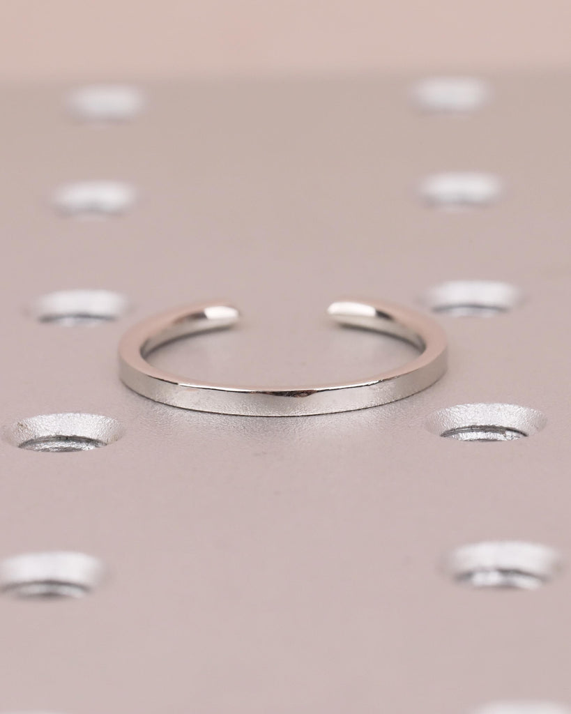 Open Wedding Band with Pave Salt and Pepper Diamonds, Minimalist Band image #6