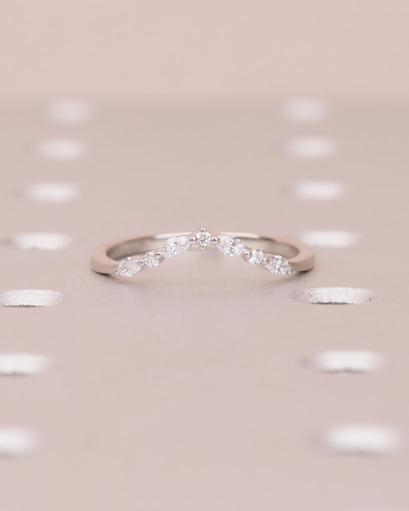 Teal Sapphire Ring, Oval Engagement Ring, Cocktail Ring, 14k Gold Round, Marquise Lab Diamond Cluster Ring, Bridal Jewelry, Promise Ring Set image #16