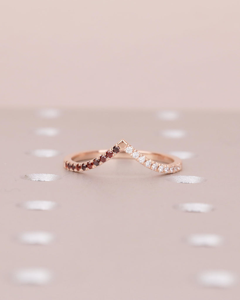 Chevron Wedding Band