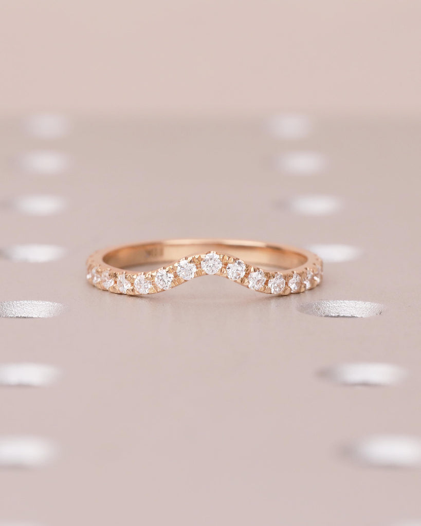 18k Rose Gold Wedding Band