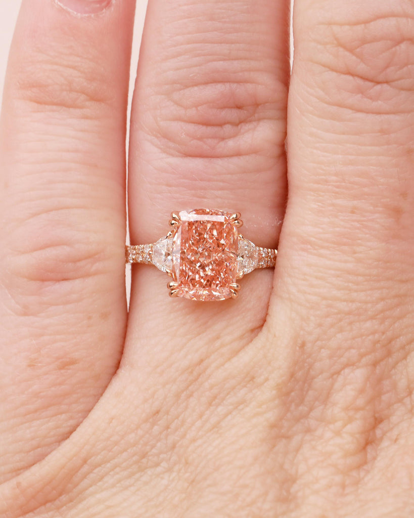 IGI Certified Pink Diamond Ring