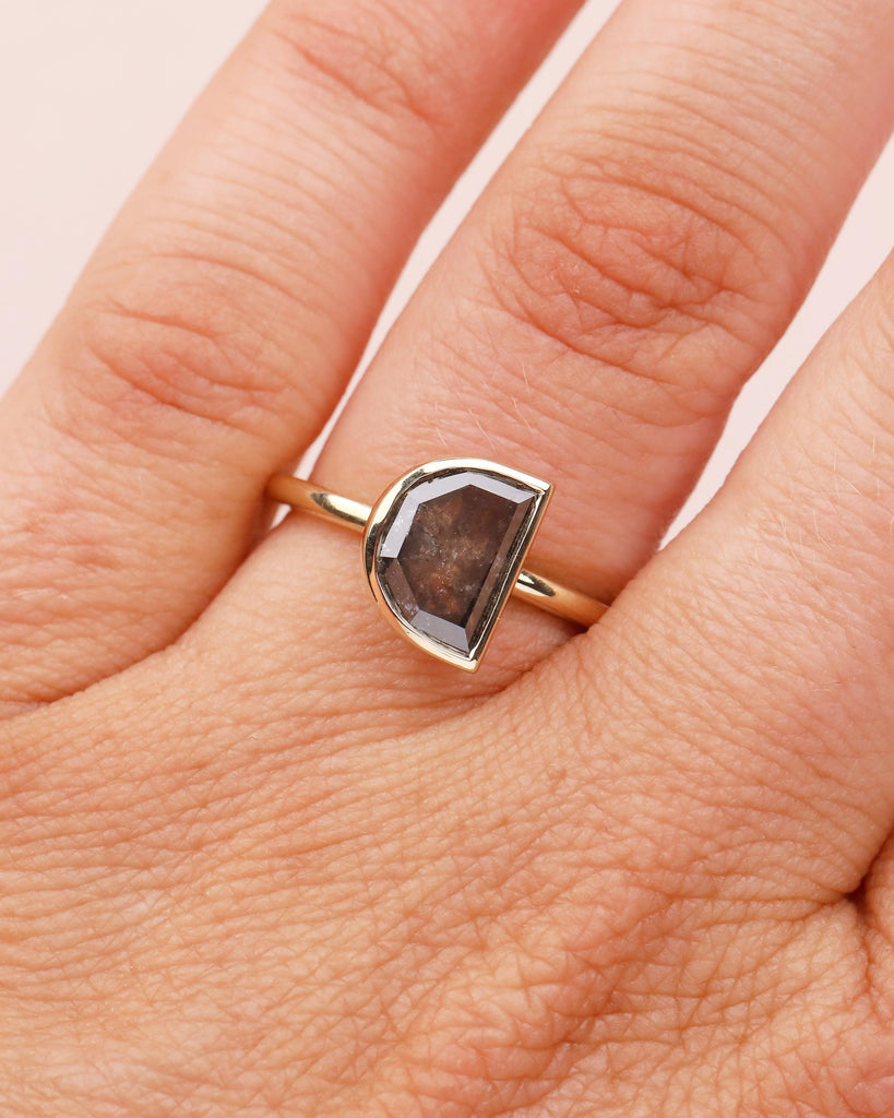 Minimalist 14k Gold Engagement Ring