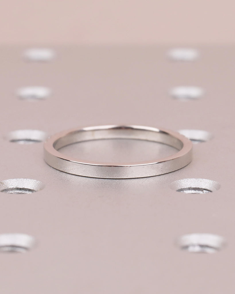 18k Solid Gold Stackable Ring, Aquamarine Half Eternity Wedding Band, Gemstone Ring image #8