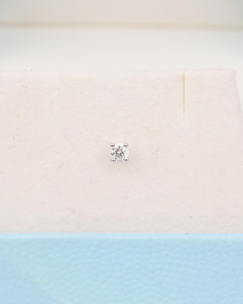 3mm Lab Diamond Earrings, Round IGI Certified Hypoallergenic Dainty Gold Earrings, Everyday Wedding Earring, Personalized Handmade Jewelry image #15