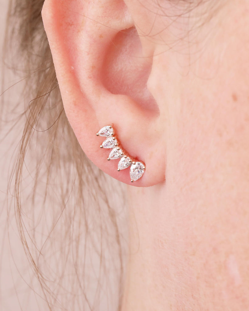 14k Rose Gold Earring