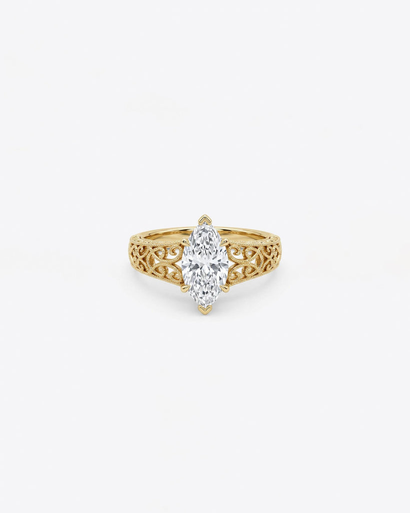 14k Gold Vintage Engagement Ring