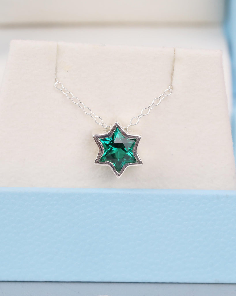 Jewish Star Necklace Pendant