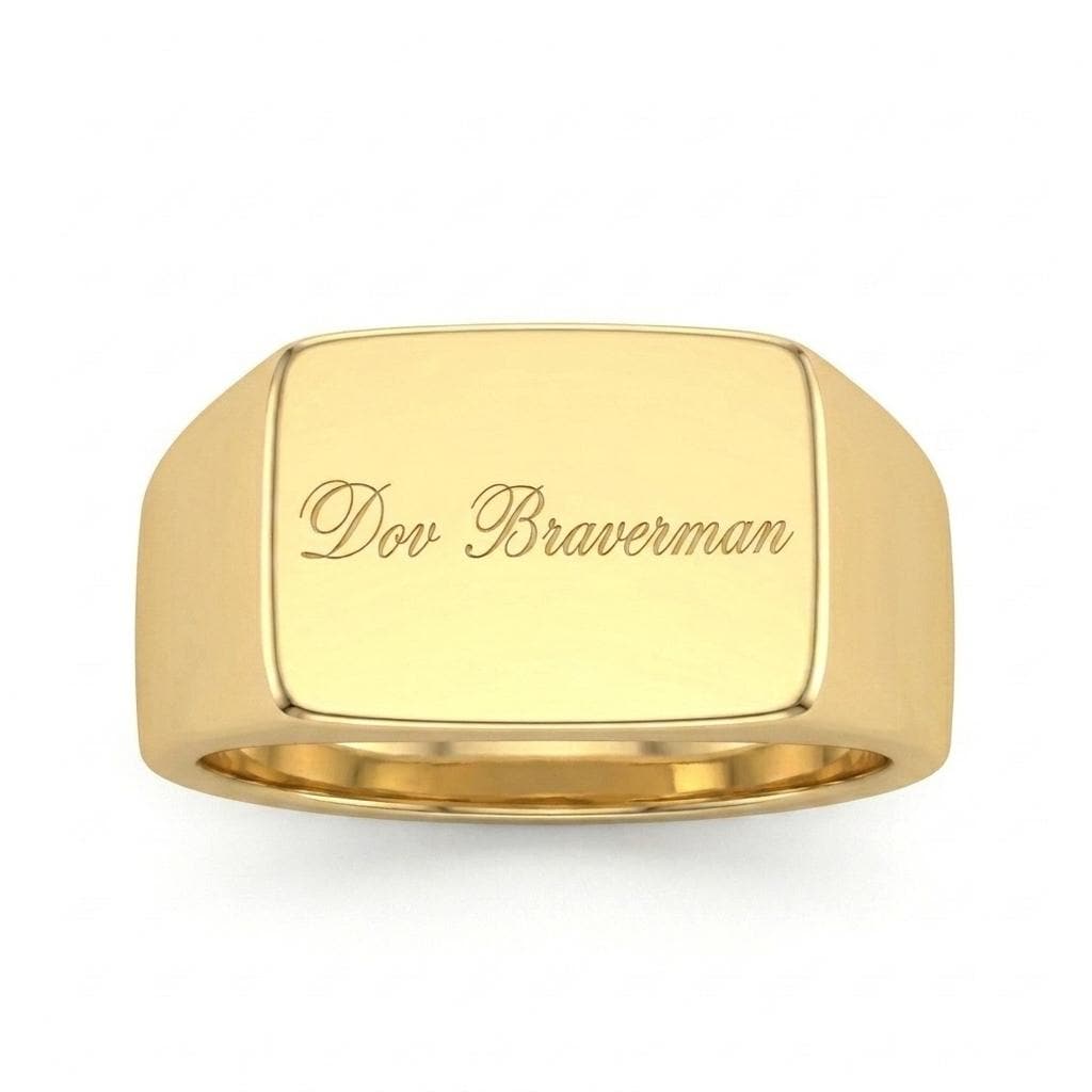 Custom Handwriting Ring, Custom Engraved Ring, Personalized Name Ring, Initial Ring, Letter Ring, Keepsake Jewelry Gift For Her image #5