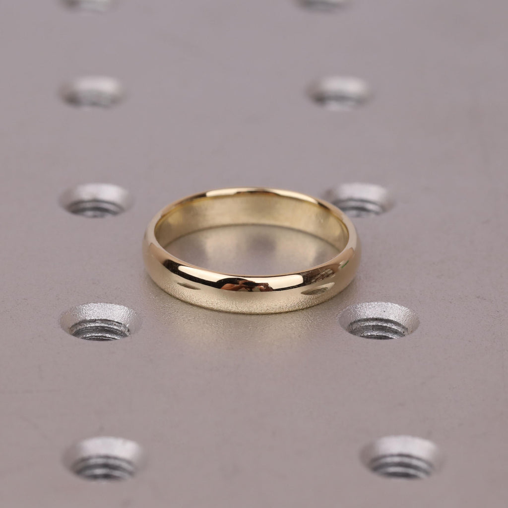 Personalized Band Ring | Solid Gold Rings for Women | Stackable Wedding Ring | Dainty Gold Ring | Engraved Ring Minimalist Jewelry Gift image #7