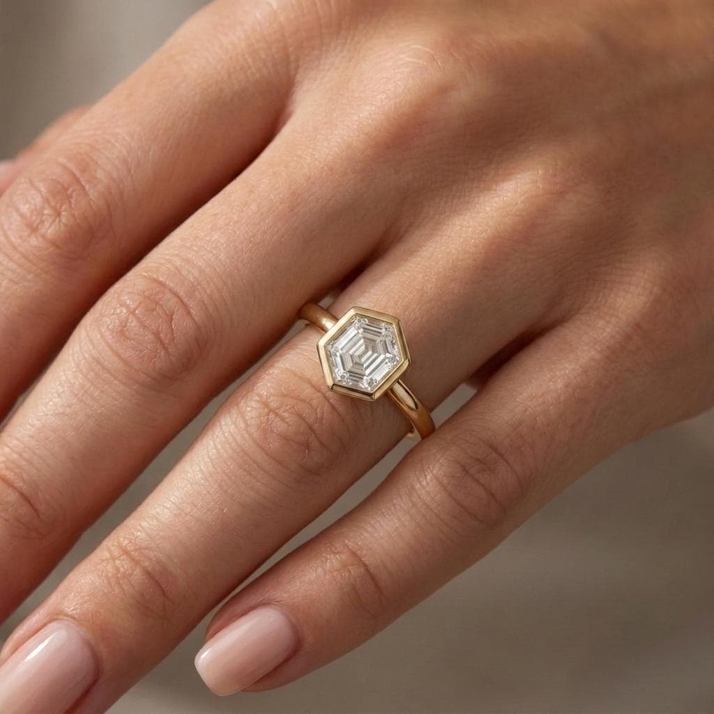 14k Yellow Gold Solitaire Engagement Ring