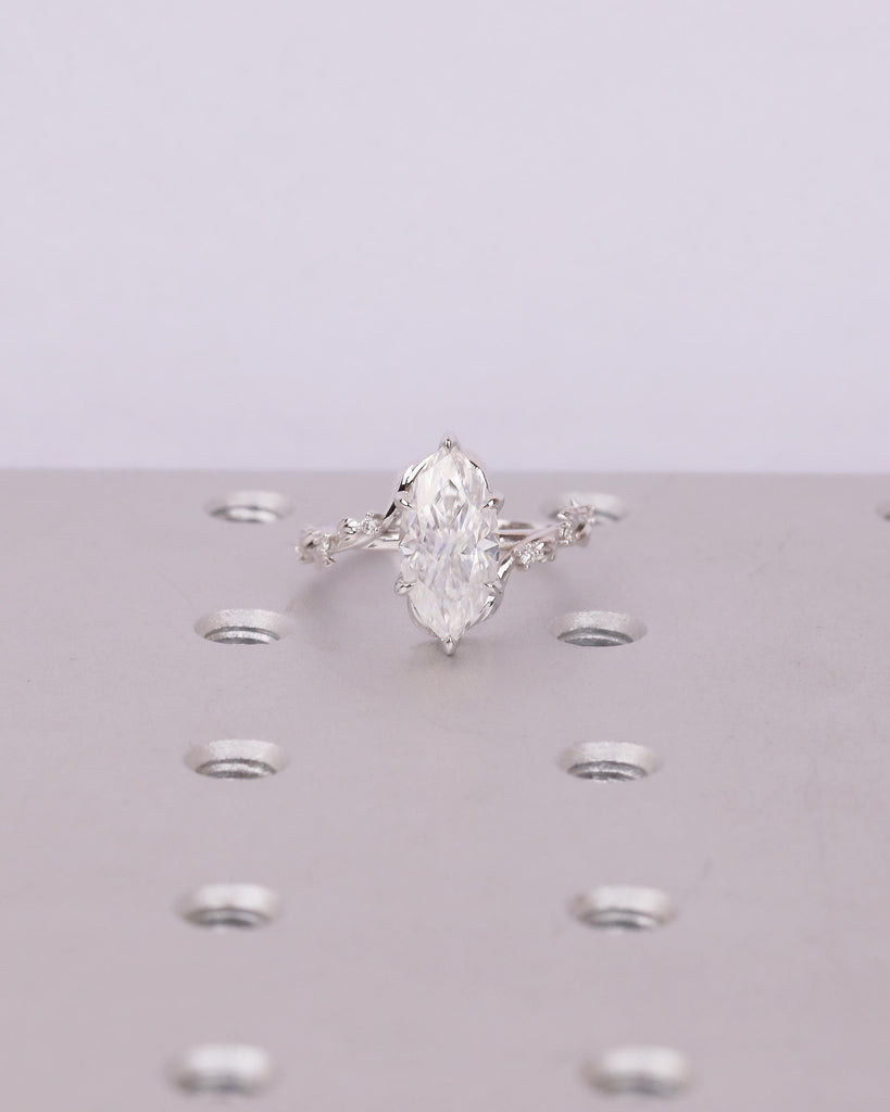 Nature Inspired Wedding Ring