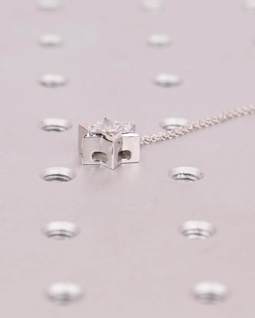 14K Solid Gold Lab Diamond Star of David Necklace | Magen David Necklace | Dainty Jewish Star Pendant for Women | Religious Judaica Jewelry image #10