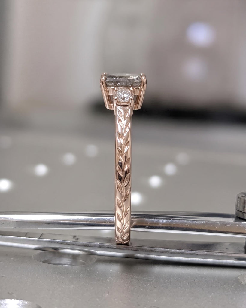 Three Stone Diamond Engagement Ring