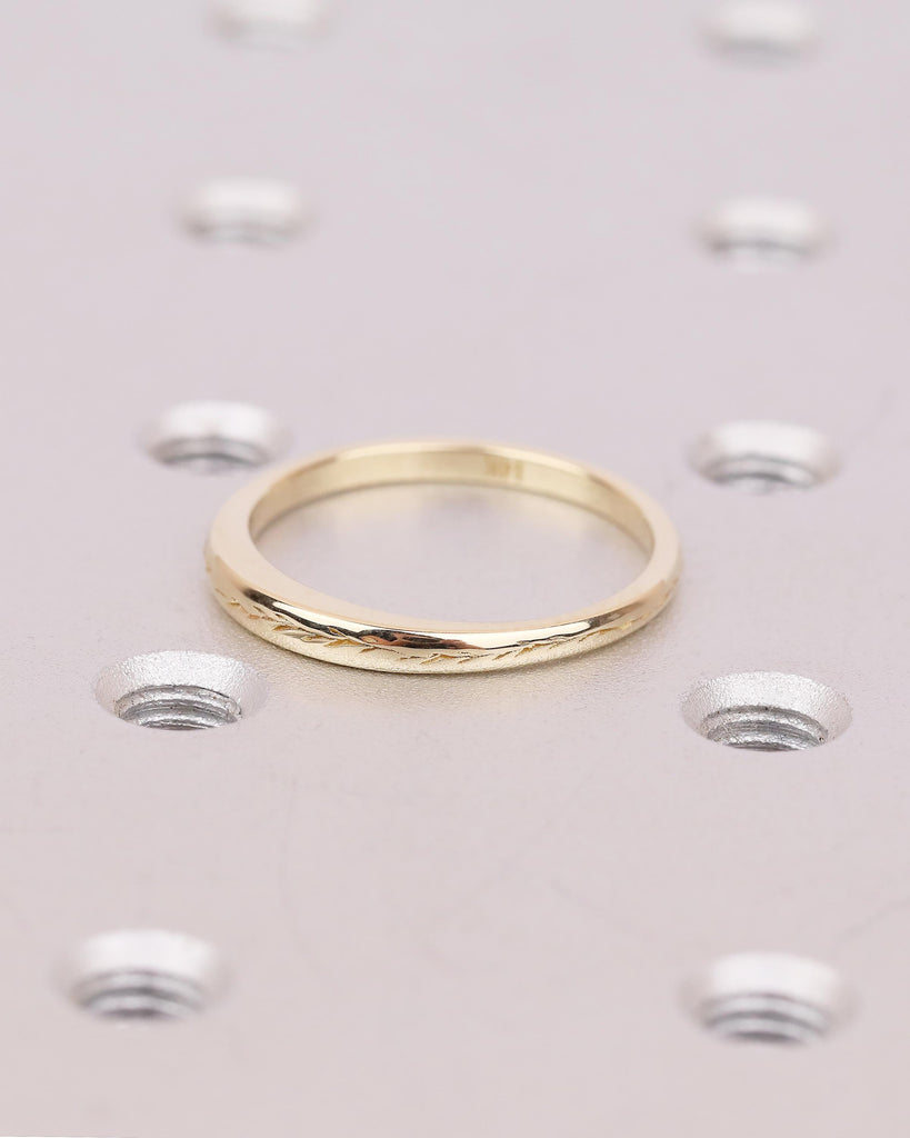 Minimalist 14K Solid Gold Olive Leaf Ring, Nature Inspired Matching Rings for Women, Dainty Wedding Band, Floral Jewelry, Anniversary Gift image #17