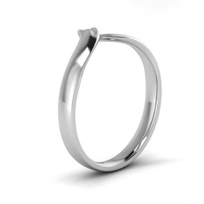 14k white gold twisted ring, Twisted ring, 14K White Gold, Wedding Band