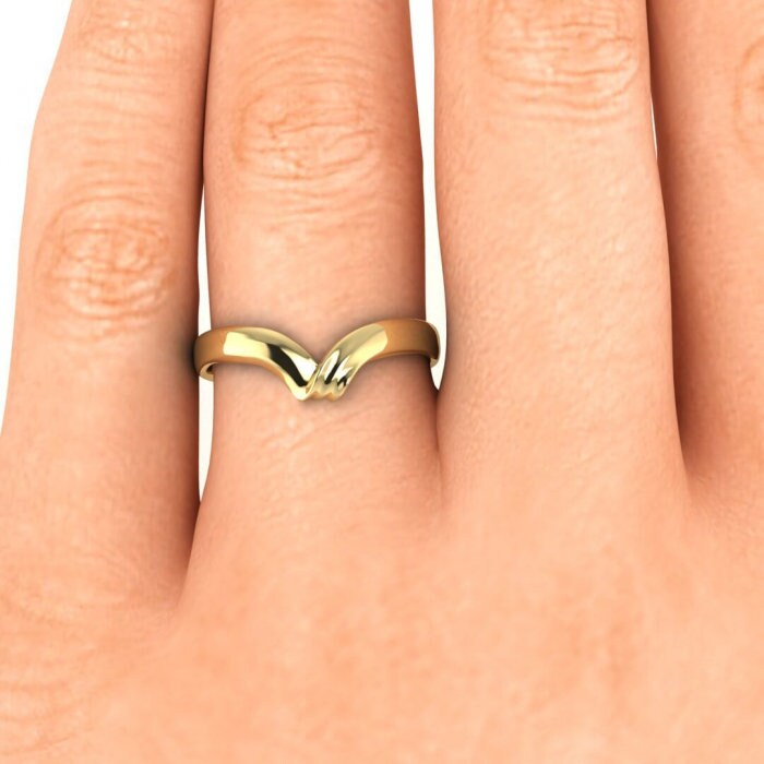 14k yellow gold twisted ring, Twisted ring, 14K Yellow Gold, Wedding Band