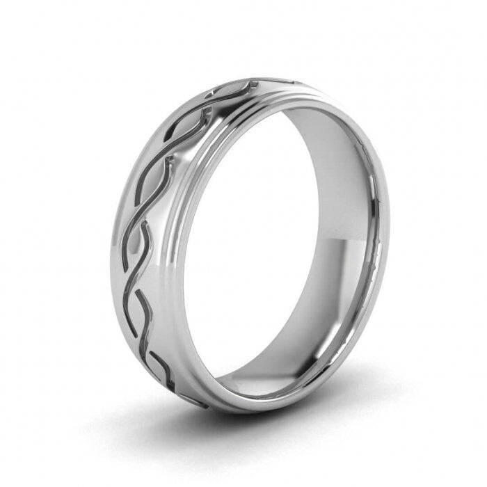 14k white gold forever love ring 5.5mm, Infinity, Love, Forever love, Beautiful wedding band, 14K White Gold, Wedding Band