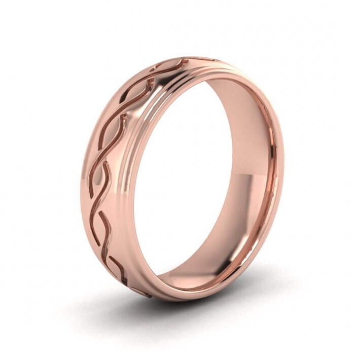 14k rose gold forever love ring 5.5mm, Infinity, Love, Forever love, Beautiful wedding band, 14K Rose Gold, Wedding Band