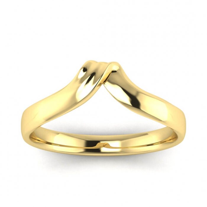 14k yellow gold twisted ring, Twisted ring, 14K Yellow Gold, Wedding Band