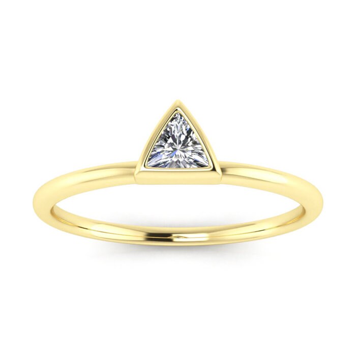 Diamond Ring, Engagement Diamond Ring, Triangle Diamond Ring, Diamond Rings, Engagement Diamond Ring, Gold Diamond Ring, Simple diamond ring