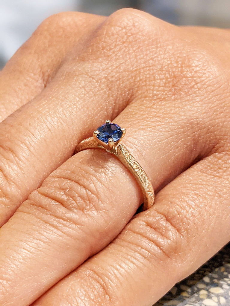 Sapphire ring, engagement ring, unique ring, unique engagement, Sapphire engagement ring, Vintage sapphire engagement, September Birthstone