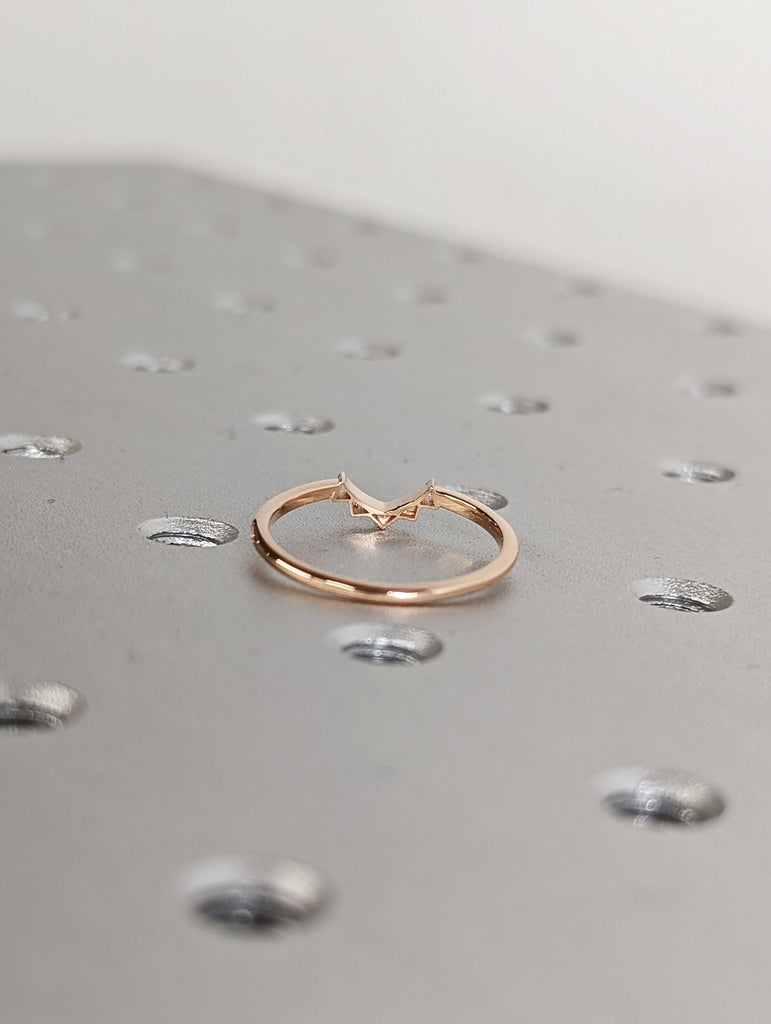 Lace Wedding Ring 14k Gold, Lace Wedding Band, 18k Yellow/White/Rose Gold Ring, Matching Lace Ring, Delicate Wedding Band