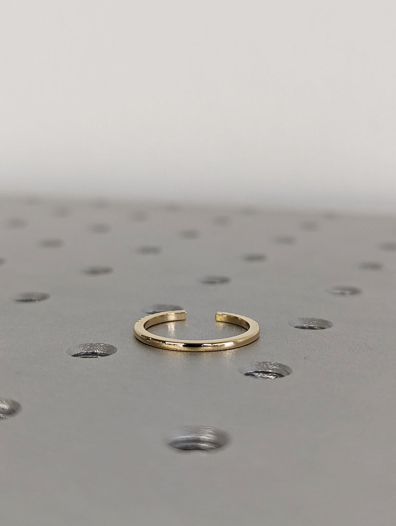 14K Solid Gold Open Diamond Wedding Ring, Wedding Band Guard Ring, Minimalist Stacking Ring, Unique Diamond Wedding Band, Diamond Cuff Ring