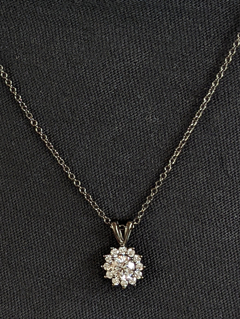 14k Gold Delicate Moissanite Necklace, Solitaire Necklace 0.5 Carat, 0.5ct Solitaire Necklace, Dainty Necklace, Necklace Gift