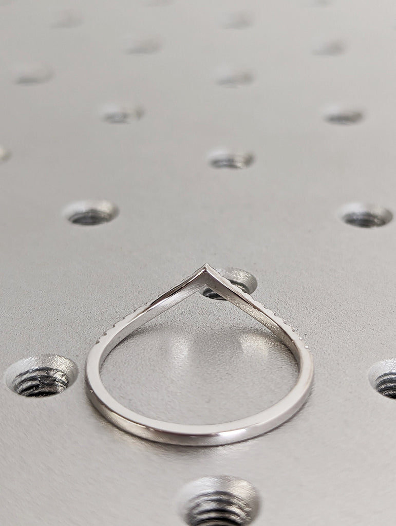 Raw Diamond Hexagon Shaped Diamond, Salt and Pepper, Plain Unique Bridal Engagement Set, Rose Cut Geometric Diamond Ring, Custom Handmade