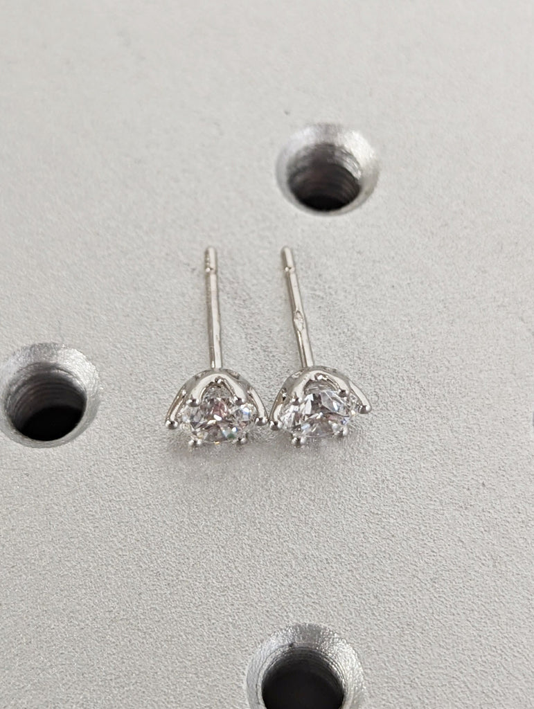 Lab Grown Diamond Stud Earrings, D-F/VVS-VS Lab Diamond Wedding Earrings, Push Back Earrings, Simple Stud Earrings for Women, Gifts for Her