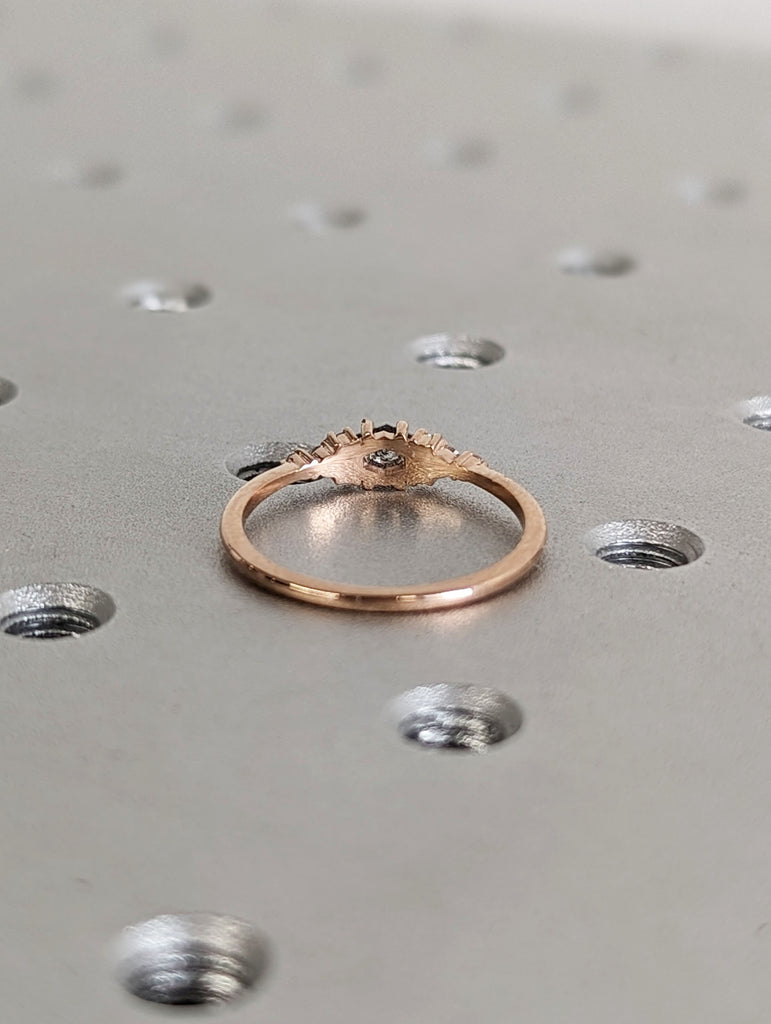 14K Rose Gold Promise Ring