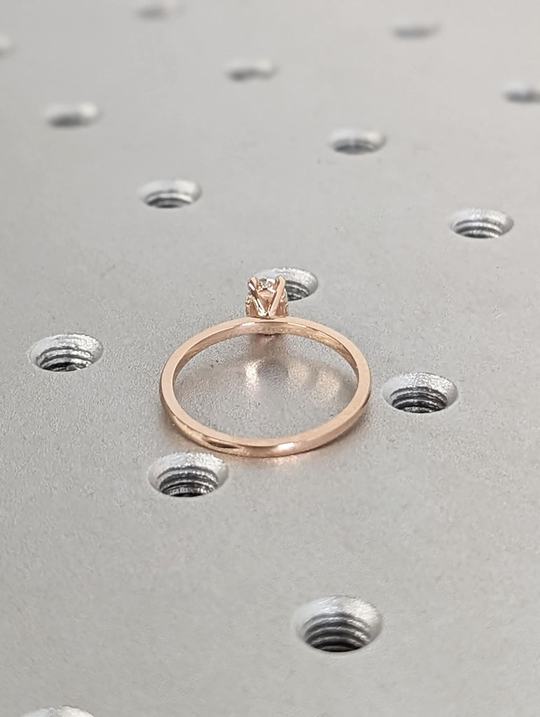 14K Rose Gold Promise Ring