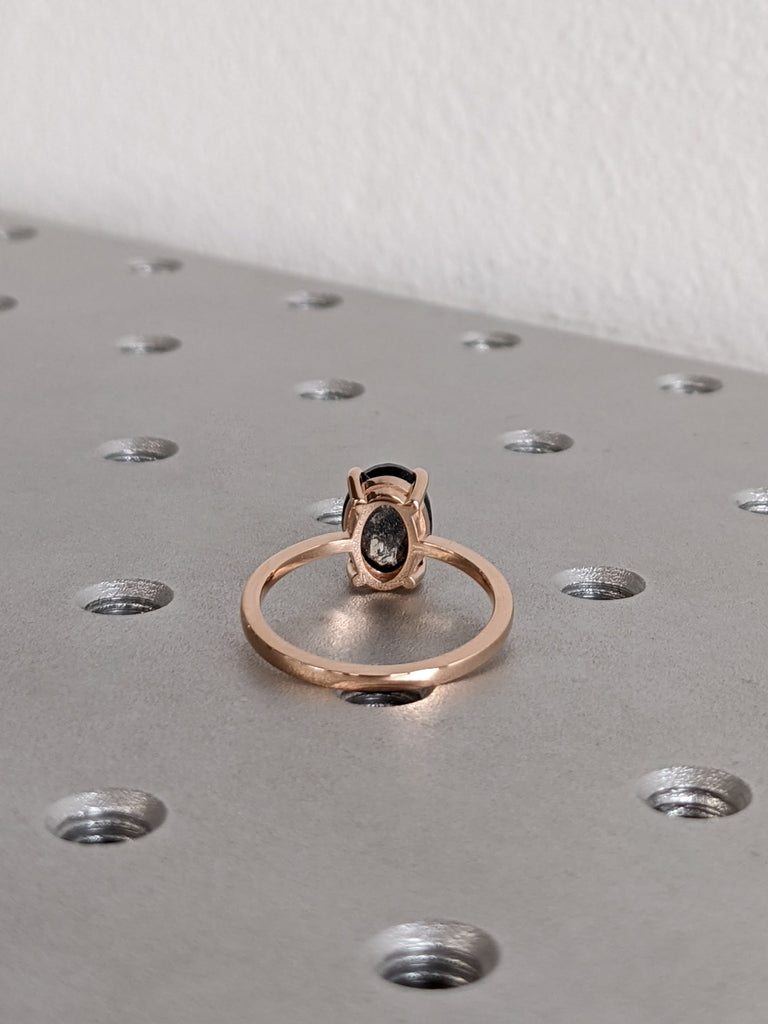 14K Rose Gold Engagement Ring