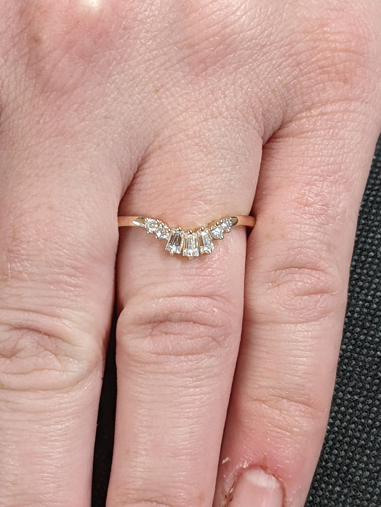 14K 18K Rose Gold Multi Stone Cocktail Ring for Her