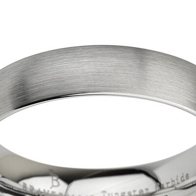 Tungsten Wedding Bands, Brushed Polish, Brushed Finish ,Comfort Fit ,Unisex Tungsten Ring, Handmade Custom Anniversary 5mm