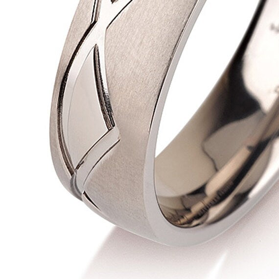 Mountain Ring Titanium Wedding Band, Men Titanium Rings, Mens Wedding Band, Titanium Wedding , Wedding Bands