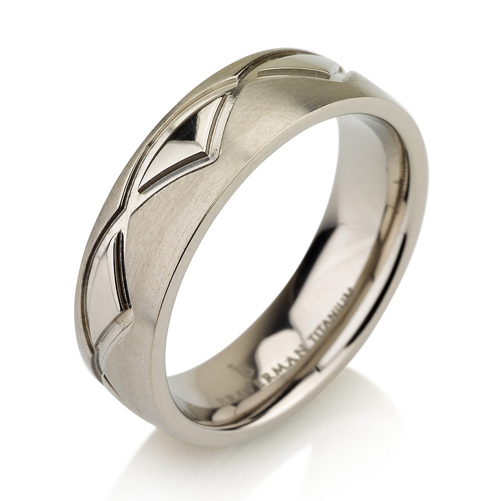 Mountain Ring Titanium Wedding Band, Men Titanium Rings, Mens Wedding Band, Titanium Wedding , Wedding Bands